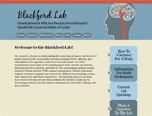 Tablet Screenshot of blackfordlab.com